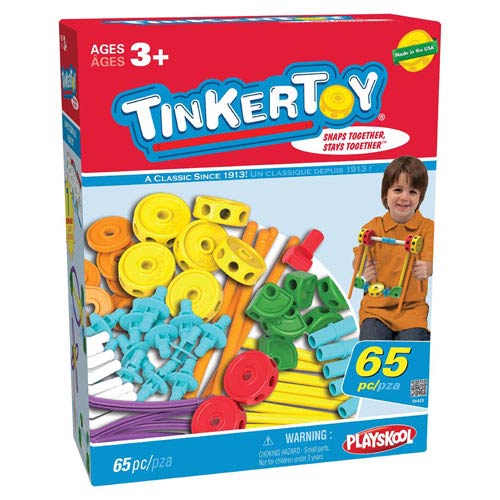 K'NEX Tinkertoy 65 Piece Essentials Value Set